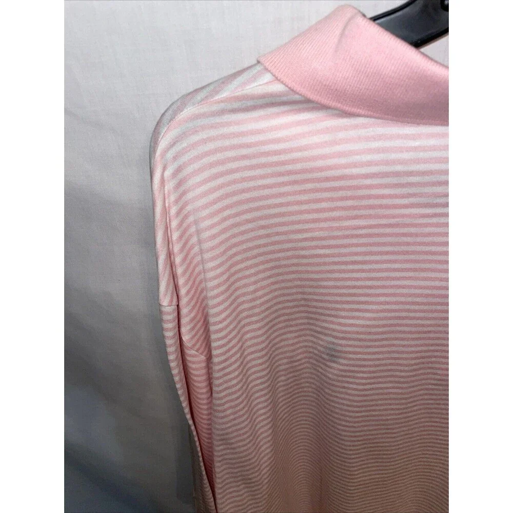 Polo Ralph Lauren Men’s Golf Shirt Size 2XL Pink Striped Athleisure Tennis